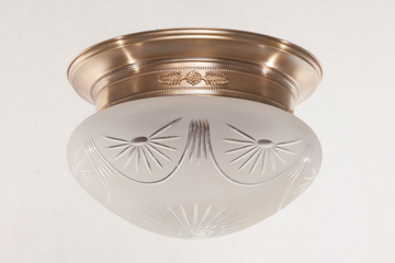 PAPA 30/4 - Handmade brass ceiling lamp by Patinas Lighting - view 2